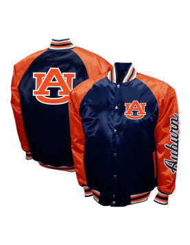 Auburn Tigers The Game Navy Satin Jacket