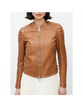 Ballard Season 1 Maggie Q Leather Jacket