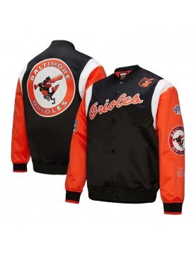 Baltimore Orioles Cooperstown Team Origins Satin Jacket