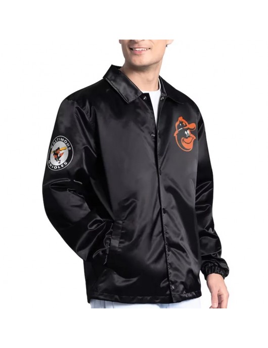 Baltimore Orioles Point Man Coaches Black Jacket