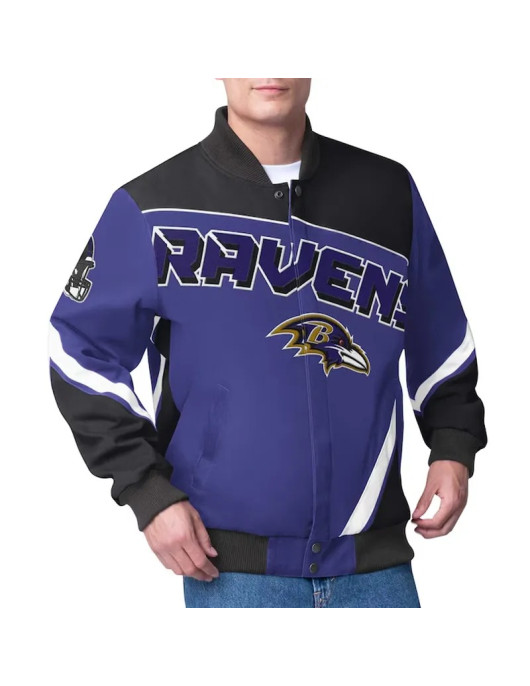 Baltimore Ravens Maximum Racing Purple Jacket