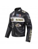 Baltimore Ravens Men's Moto Jacket Baltimore Ravens Men's Moto Jacket