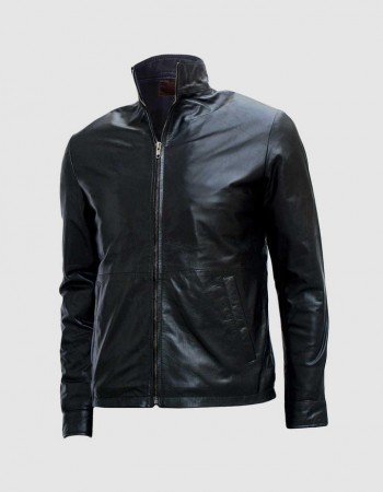 Biker Black Leather Jacket