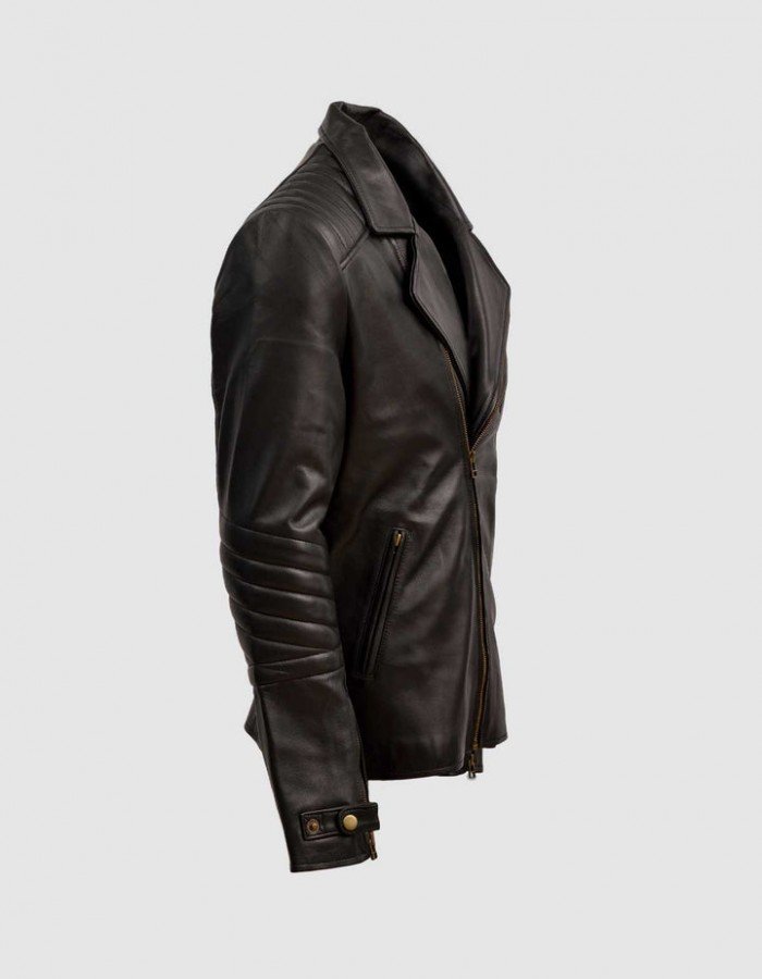 Biker Jacket in Sheep Leather Biker Jacket in Sheep Leather