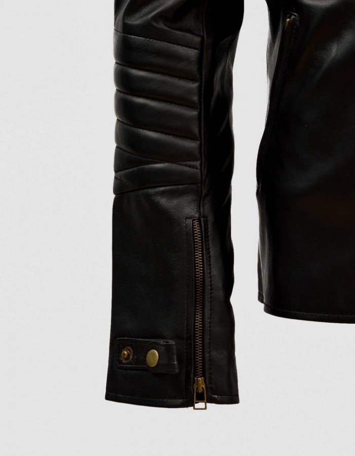 Biker Jacket in Sheep Leather Biker Jacket in Sheep Leather