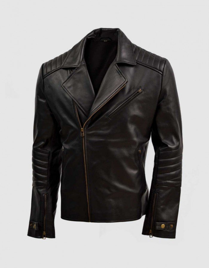 Biker Jacket in Sheep Leather Biker Jacket in Sheep Leather