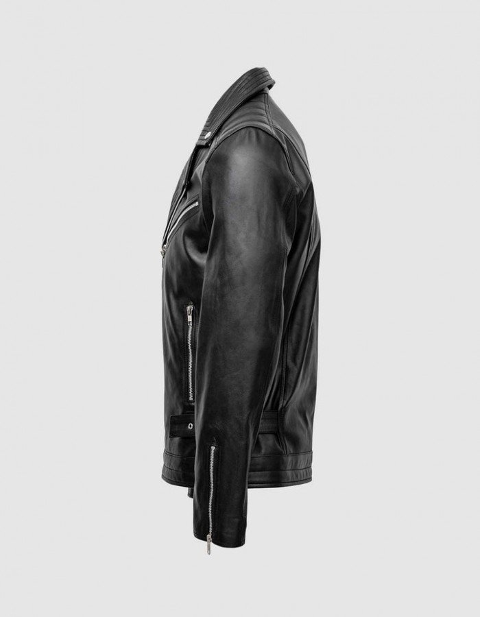 Biker Quilted Leather Jacket Biker Quilted Leather Jacket