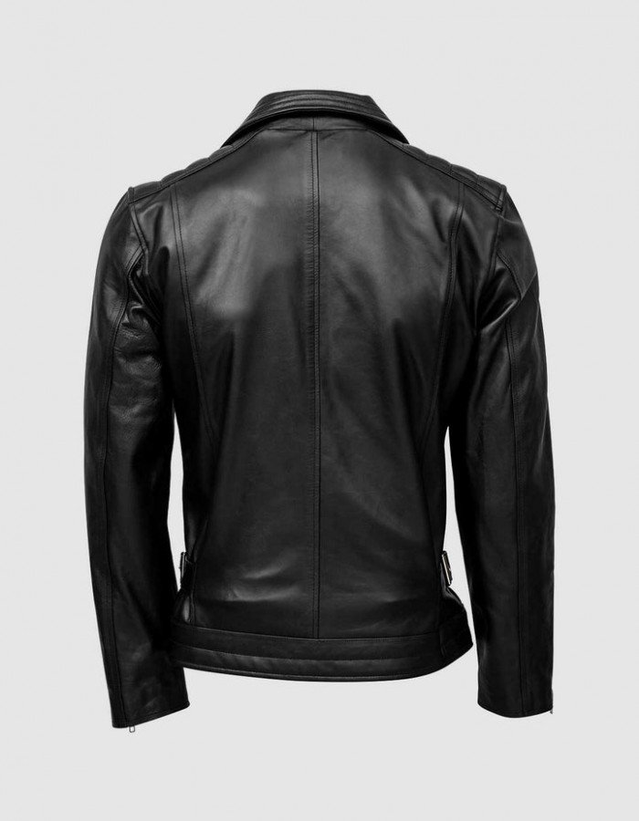 Biker Quilted Leather Jacket Biker Quilted Leather Jacket