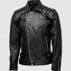 Biker Quilted Leather Jacket Biker Quilted Leather Jacket
