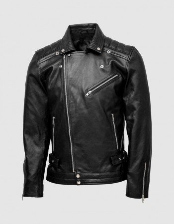 Biker Quilted Leather Jacket Biker Quilted Leather Jacket