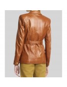 Black Bag Cate Blanchett Leather Jacket