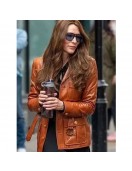 Black Bag Cate Blanchett Leather Jacket