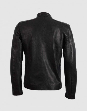 Black Cafe Racer Summer Jacket Black Cafe Racer Summer Jacket