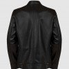 Black Leather Jacket with 4 Pockets Black Leather Jacket with 4 Pockets