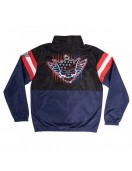 Black/Navy Cody Rhodes Neon Nightmare Windbreaker Jacket Black/Navy Cody Rhodes Neon Nightmare Windbreaker Jacket