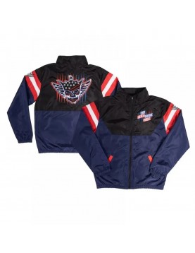 Black/Navy Cody Rhodes Neon Nightmare Windbreaker Jacket