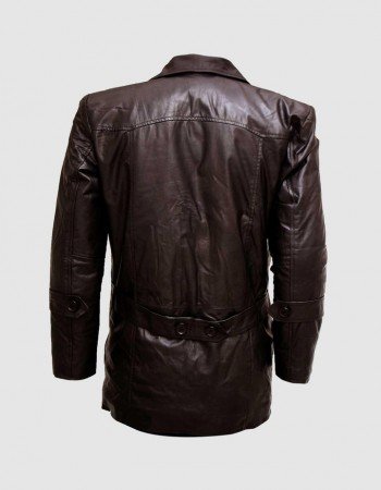 Blazer Brown Leather Jacket