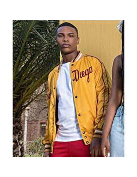 Blood &amp; Water Thabang Molaba Yellow Varsity Jacket