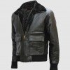 Bomber Leather Jacket With Fur Bomber Leather Jacket With Fur