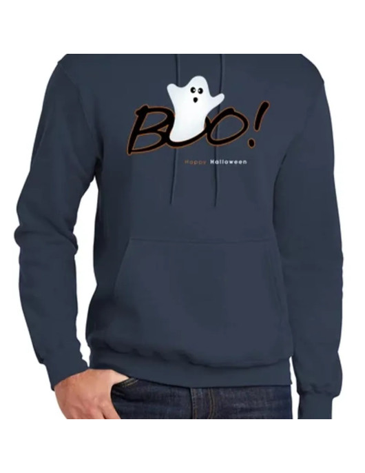 Boo Happy Halloween Hoodie