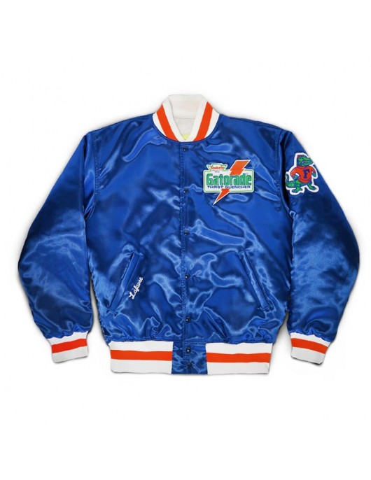 Born in the Swamp Florida Gators Royal Satin Jacket