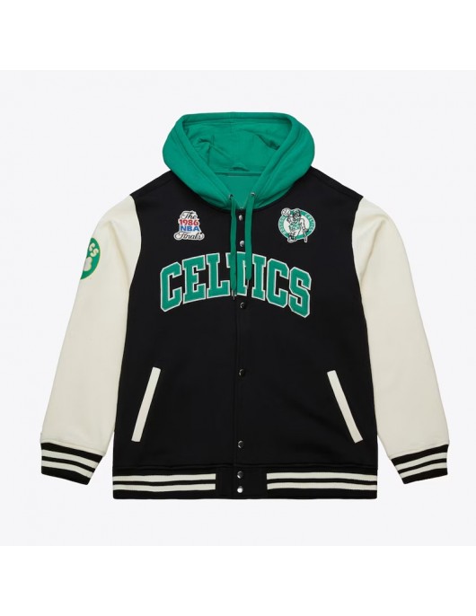 Boston Celtics Courtside Varsity Fleece Jacket Boston Celtics Courtside Varsity Fleece Jacket