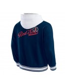 Boston Red Sox Navy Hooded Cotton Jacket