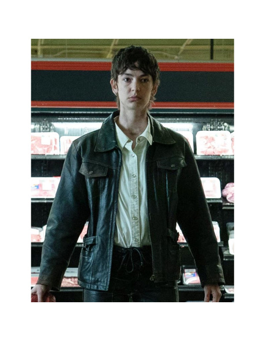 Brigette Lundy-Paine I Saw The TV Glow Leather Jacket