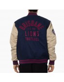 Brisbane Lions Lock Up Varsity Cotton Jacket Brisbane Lions Lock Up Varsity Cotton Jacket