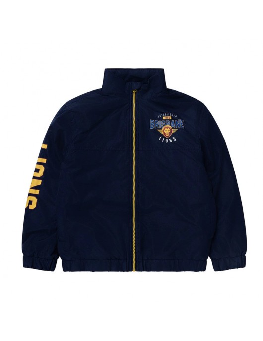 Brisbane Lions Supporter Full-Zip Navy Jacket Brisbane Lions Supporter Full-Zip Navy Jacket