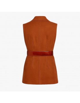 Brittany Snow The Beast In Me Nina Brown Vest