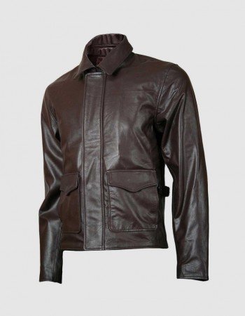 Brown Biker Leather Jacket