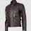 Brown Biker Leather Jacket