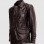 Brown Reefer Leather Jacket
