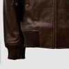Brown Sheep Leather Bomber Jacket Brown Sheep Leather Bomber Jacket