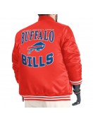 Buffalo Bills Adaptive Team Graphic Varsity Satin Jacket