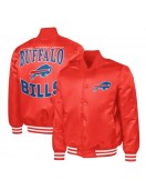 Buffalo Bills Adaptive Team Graphic Varsity Satin Jacket