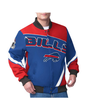 Buffalo Bills Maximum Racing Scarlet Jacket