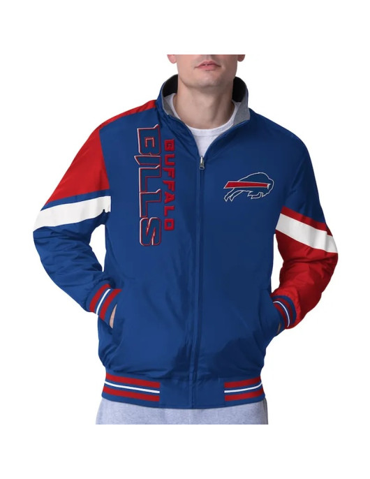 Buffalo Bills Strong Arm Royal Full-Zip Jacket