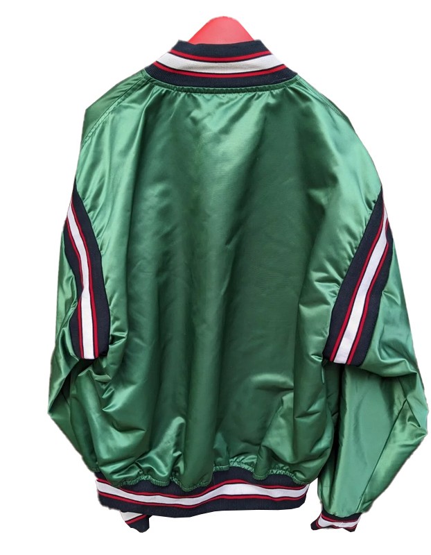 Buffalo Bisons Green Minor League Bomber Satin Jacket