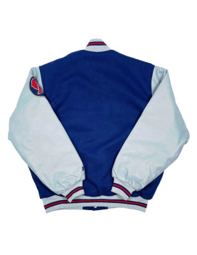 California Angels Blue and Gray Varsity Jacket