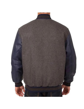 Charcoal/Navy Buffalo Sabres Varsity Jacket
