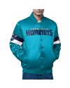 Charlotte Hornets Triple Option Varsity Satin Jacket