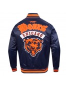 Chicago Bears Best of Classic Rib Satin Jacket Chicago Bears Best of Classic Rib Satin Jacket