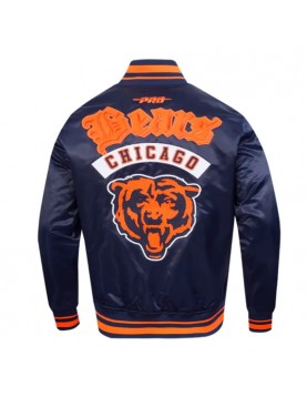 Chicago Bears Best of Classic Rib Satin Jacket