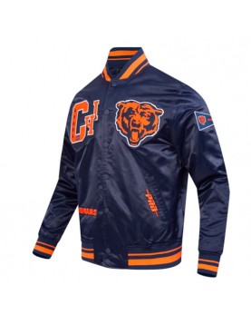 Chicago Bears Best of Classic Rib Satin Jacket