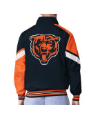 Chicago Bears Strong Arm Navy Full-Zip Jacket