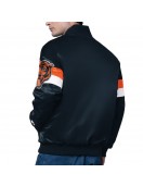 Chicago Bears Triple Option Varsity Satin Jacket