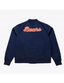 Chicago Bears Vintage Navy Satin Jacket Chicago Bears Vintage Navy Satin Jacket