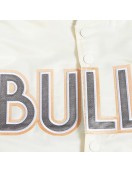 Chicago Bulls 2024/25 City Edition Chenille Cream Satin Jacket